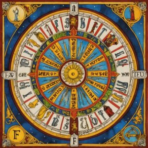 Combinação das cartas A Roda da Fortuna e O Enforcado na vida espiritual