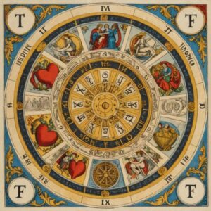Combinação das cartas A Roda da Fortuna e O Hierofante no amor
