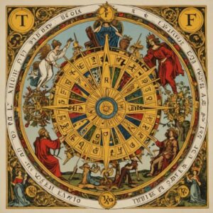 Combinação das cartas A Roda da Fortuna e O Imperador na saúde