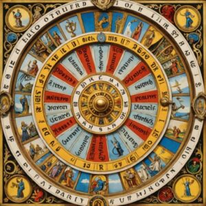 Combinação das cartas A Roda da Fortuna e O Julgamento como conselho do dia