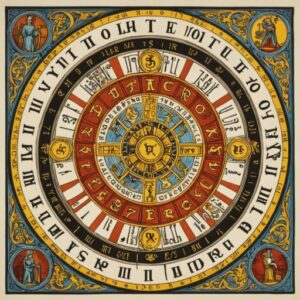 Combinação das cartas A Roda da Fortuna e O Mago na vida espiritual