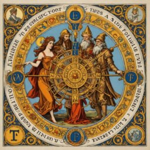Combinação das cartas A Roda da Fortuna e O Mago no amor