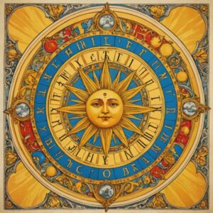 Combinação das cartas A Roda da Fortuna e O Sol como conselho do dia