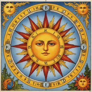 Combinação das cartas A Roda da Fortuna e O Sol em relacionamentos