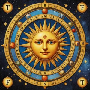 Combinação das cartas A Roda da Fortuna e O Sol sobre o futuro