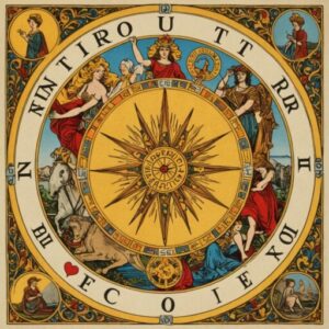 Combinação das cartas A Roda da Fortuna e Os Enamorados em relacionamentos