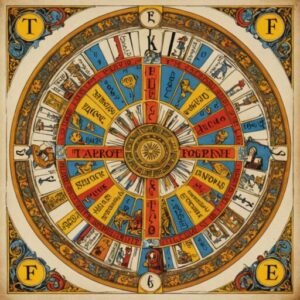 Combinação das cartas A Roda da Fortuna e Os Enamorados na vida financeira