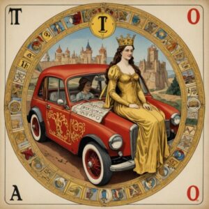 Combinação das cartas O Carro e A Imperatriz em momentos de transição