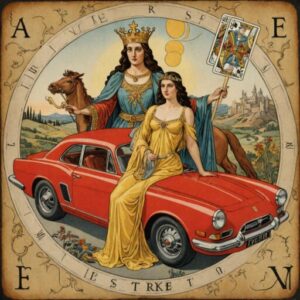 Combinação das cartas O Carro e A Imperatriz na vida espiritual