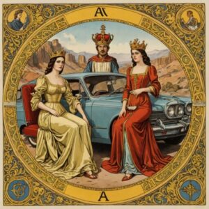 Combinação das cartas O Carro e A Imperatriz no trabalho