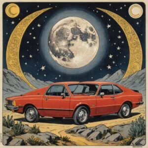 Combinação das cartas O Carro e A Lua em momentos de transição