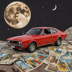 Combinação das cartas O Carro e A Lua na vida financeira
