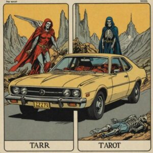 Combinação das cartas O Carro e A Morte sobre o futuro