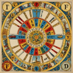 Combinação das cartas O Carro e A Roda da Fortuna sobre o futuro