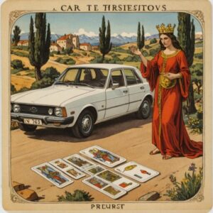 Combinação das cartas O Carro e A Sacerdotisa no trabalho