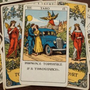 Combinação das cartas O Carro e A Temperança em relacionamentos