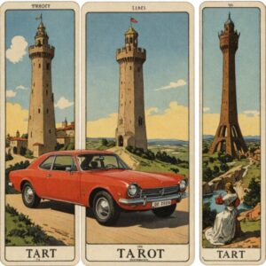 Combinação das cartas O Carro e A Torre na vida espiritual