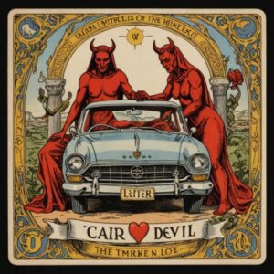 Combinação das cartas O Carro e O Diabo no amor