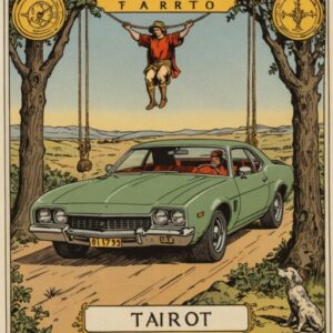 Combinação das cartas O Carro e O Enforcado sobre o futuro