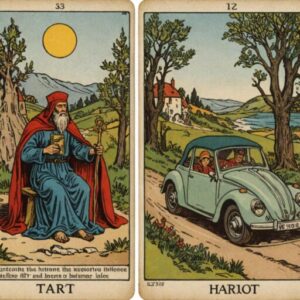 Combinação das cartas O Carro e O Eremita na saúde