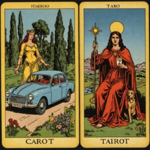 Combinação das cartas O Carro e O Hierofante em relacionamentos