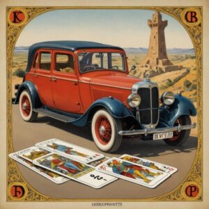 Combinação das cartas O Carro e O Hierofante no trabalho