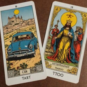 Combinação das cartas O Carro e O Hierofante sobre decisões difíceis