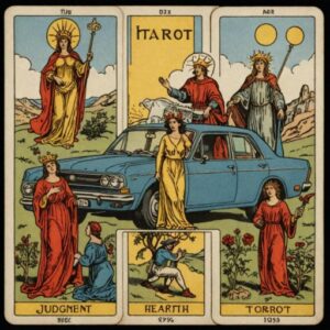 Combinação das cartas O Carro e O Julgamento na saúde