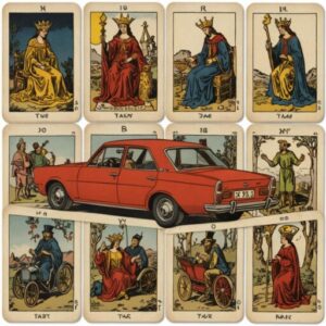 Combinação das cartas O Carro e O Louco sobre decisões difíceis