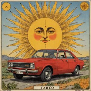Combinação das cartas O Carro e O Sol na saúde