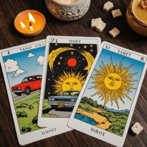 Combinação das cartas O Carro e O Sol na vida espiritual