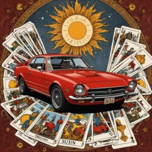 Combinação das cartas O Carro e O Sol na vida financeira