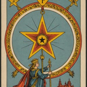 Combinação das cartas O Enforcado e A Estrela na vida espiritual