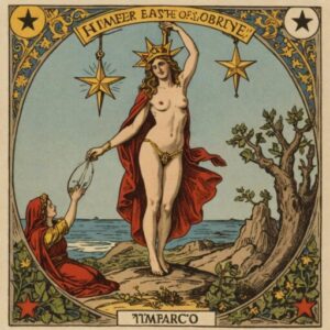 Combinação das cartas O Enforcado e A Estrela no amor