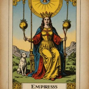Combinação das cartas O Enforcado e A Imperatriz como conselho do dia