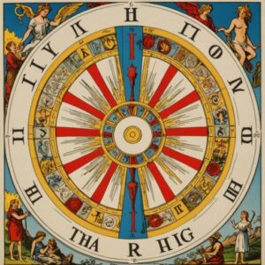 Combinação das cartas O Enforcado e A Roda da Fortuna na vida espiritual