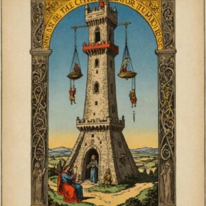 Combinação das cartas O Enforcado e A Torre em momentos de transição
