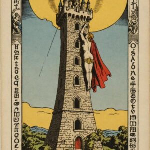 Combinação das cartas O Enforcado e A Torre na saúde