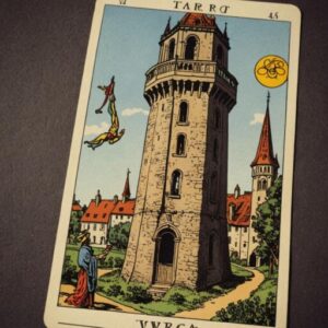 Combinação das cartas O Enforcado e A Torre na vida financeira