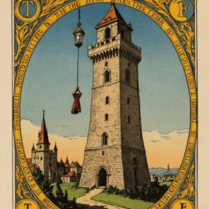 Combinação das cartas O Enforcado e A Torre sobre o futuro