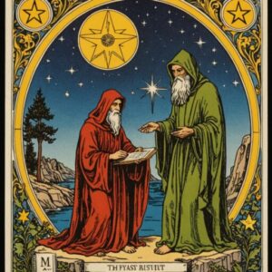 Combinação das cartas O Eremita e A Estrela em relacionamentos