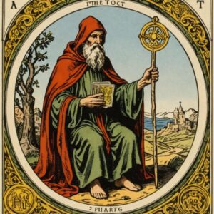 Combinação das cartas O Eremita e A Força na vida financeira