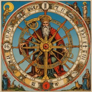Combinação das cartas O Eremita e A Roda da Fortuna na vida espiritual