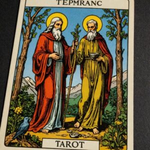 Combinação das cartas O Eremita e A Temperança na vida financeira