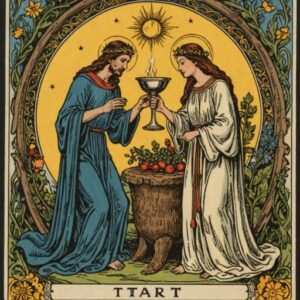 Combinação das cartas O Eremita e A Temperança no amor