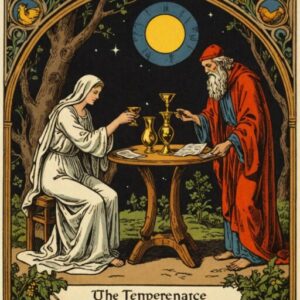Combinação das cartas O Eremita e A Temperança no trabalho