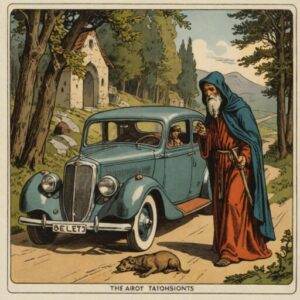 Combinação das cartas O Eremita e O Carro em relacionamentos