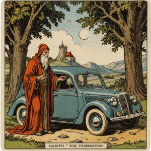 Combinação das cartas O Eremita e O Carro na saúde