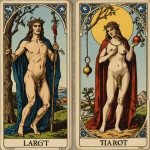 Combinação das cartas O Eremita e O Enforcado no amor