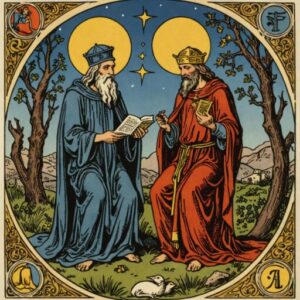 Combinação das cartas O Eremita e O Hierofante no amor
